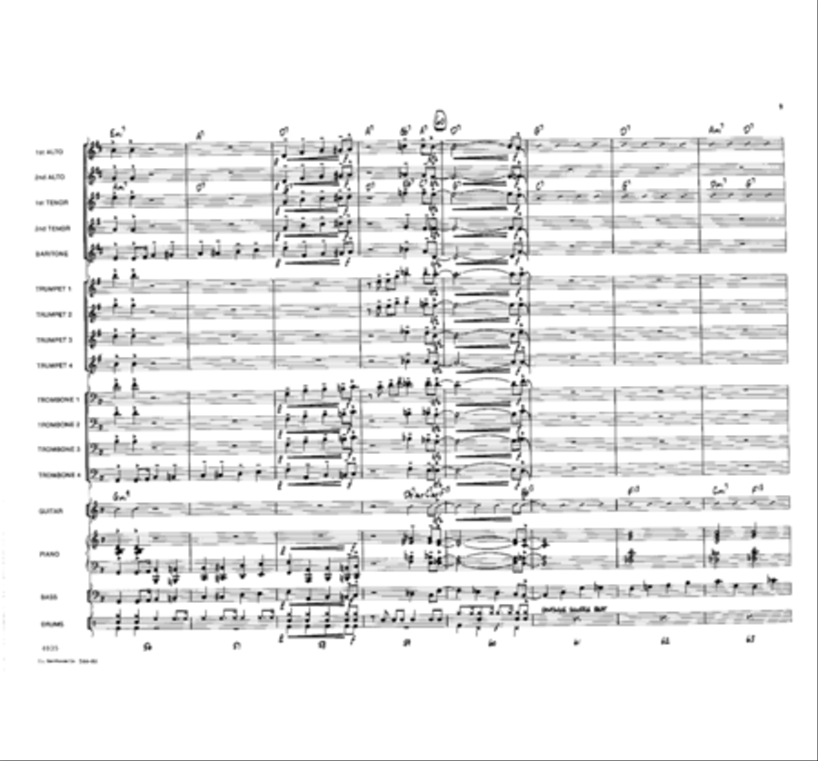 No Scuffle Shuffle Jazz Ensemble scores gallery preview page 9