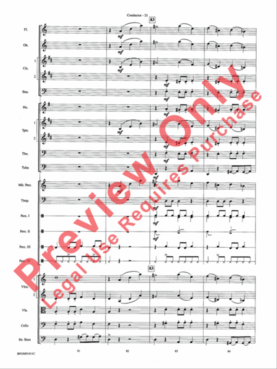 Dark Adventure Full Orchestra scores gallery preview page 24