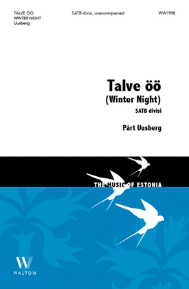 Book cover for Talve öö