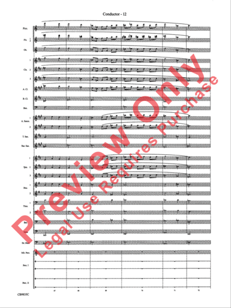 A Charlie Brown Christmas Concert Band scores gallery preview page 15