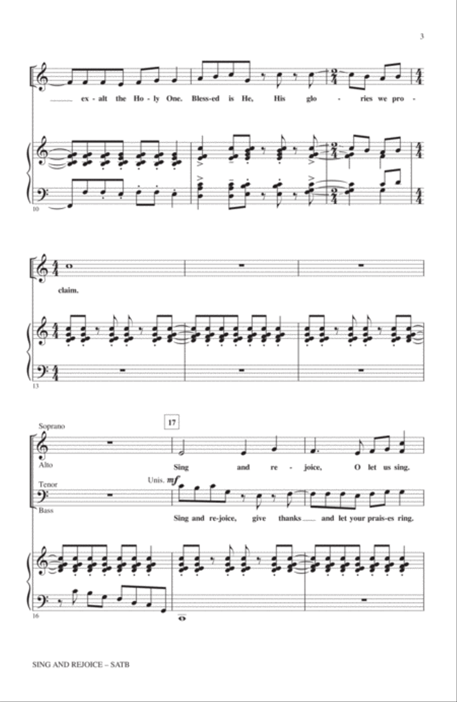 Sing And Rejoice 4-Part scores gallery preview page 2