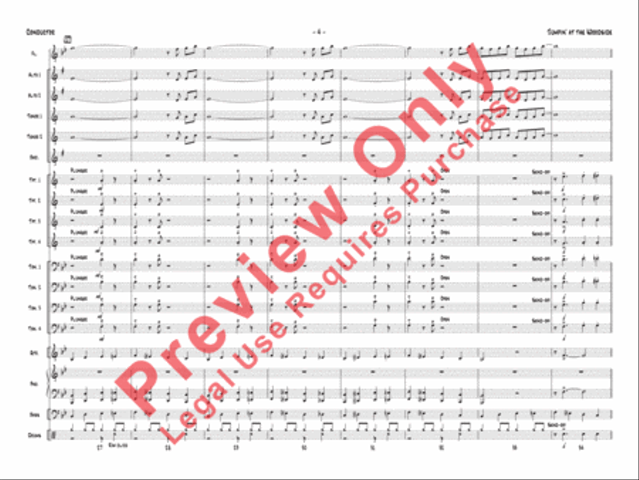 Jumpin' at the Woodside Jazz Ensemble scores gallery preview page 8