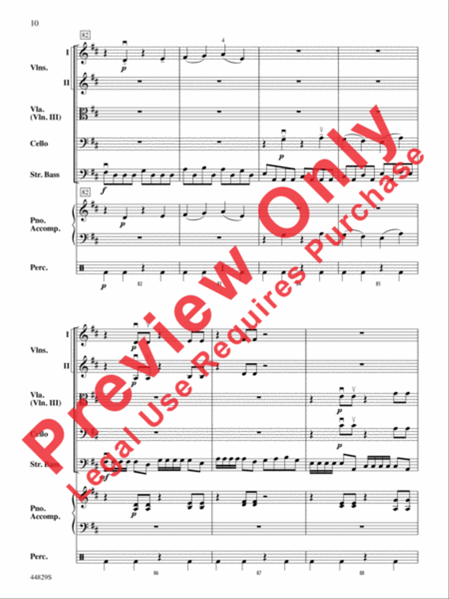 Uno, Dos, Bass! Uno, Dos, Bass! String Orchestra scores gallery preview page 23