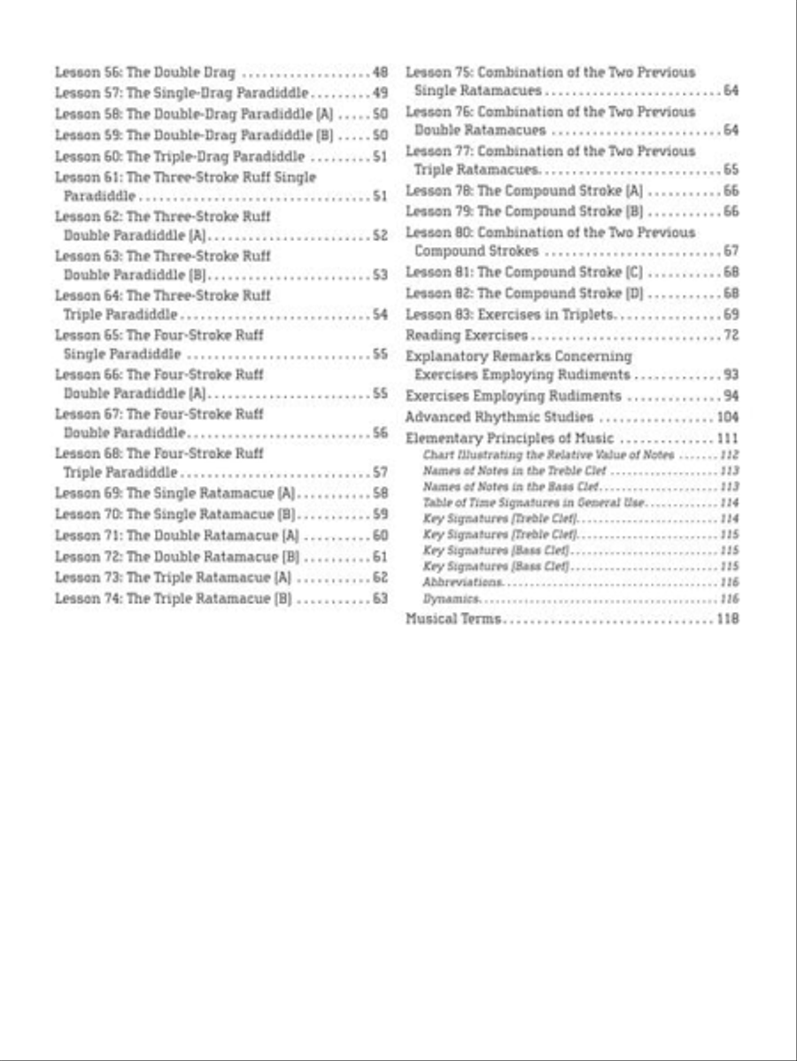 Buddy Rich's Modern Interpretation of Snare Drum Rudiments Percussion scores gallery preview page 4