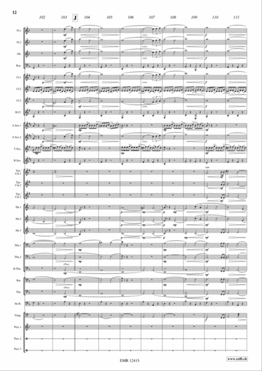 Shrek Concert Band scores gallery preview page 12