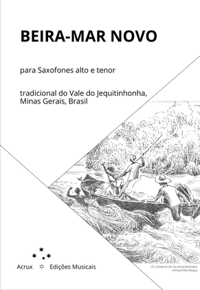 Beira-mar Novo [ for two saxophones (alto and tenor) with chords ]