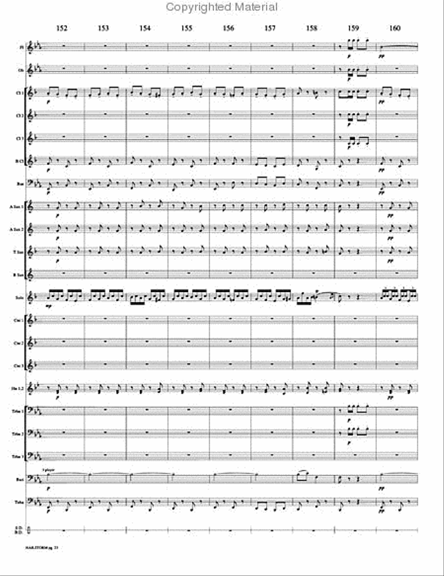 Hailstorm Hailstorm Concert Band scores gallery preview page 26