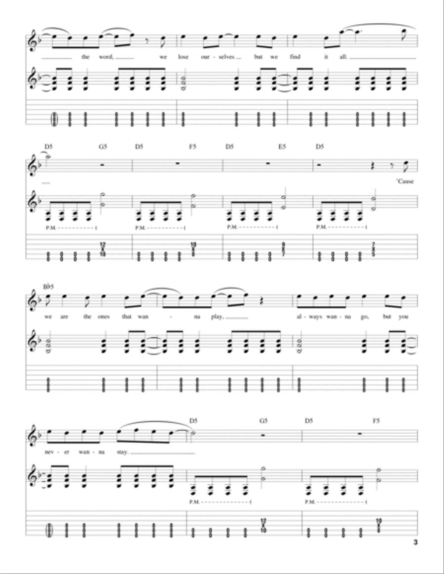 Aerials ukulele tab clearance