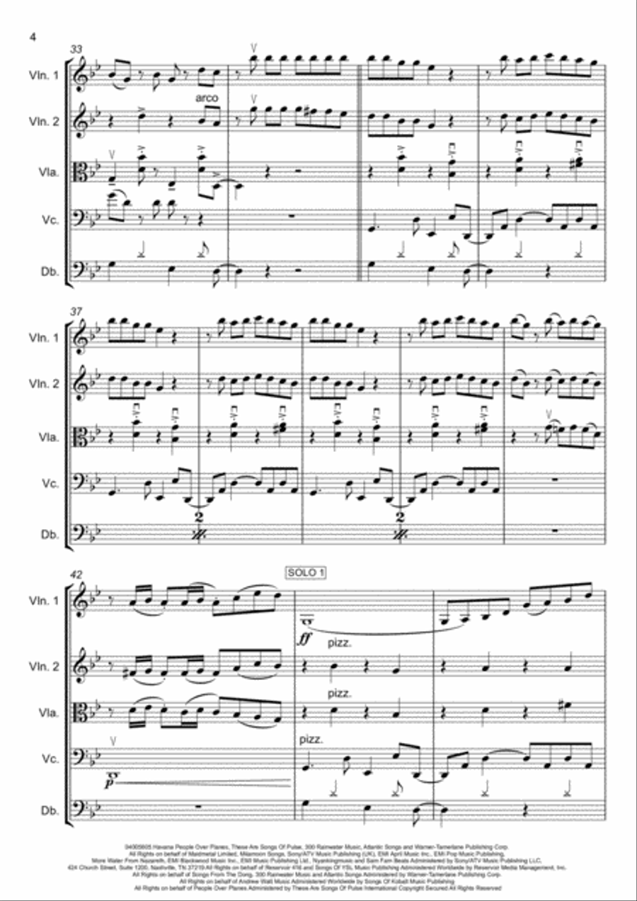 Havana String Orchestra scores gallery preview page 4