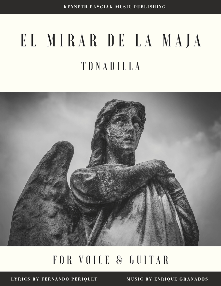El mirar de la Maja (for Voice and Guitar) Acoustic Guitar scores gallery preview page 1