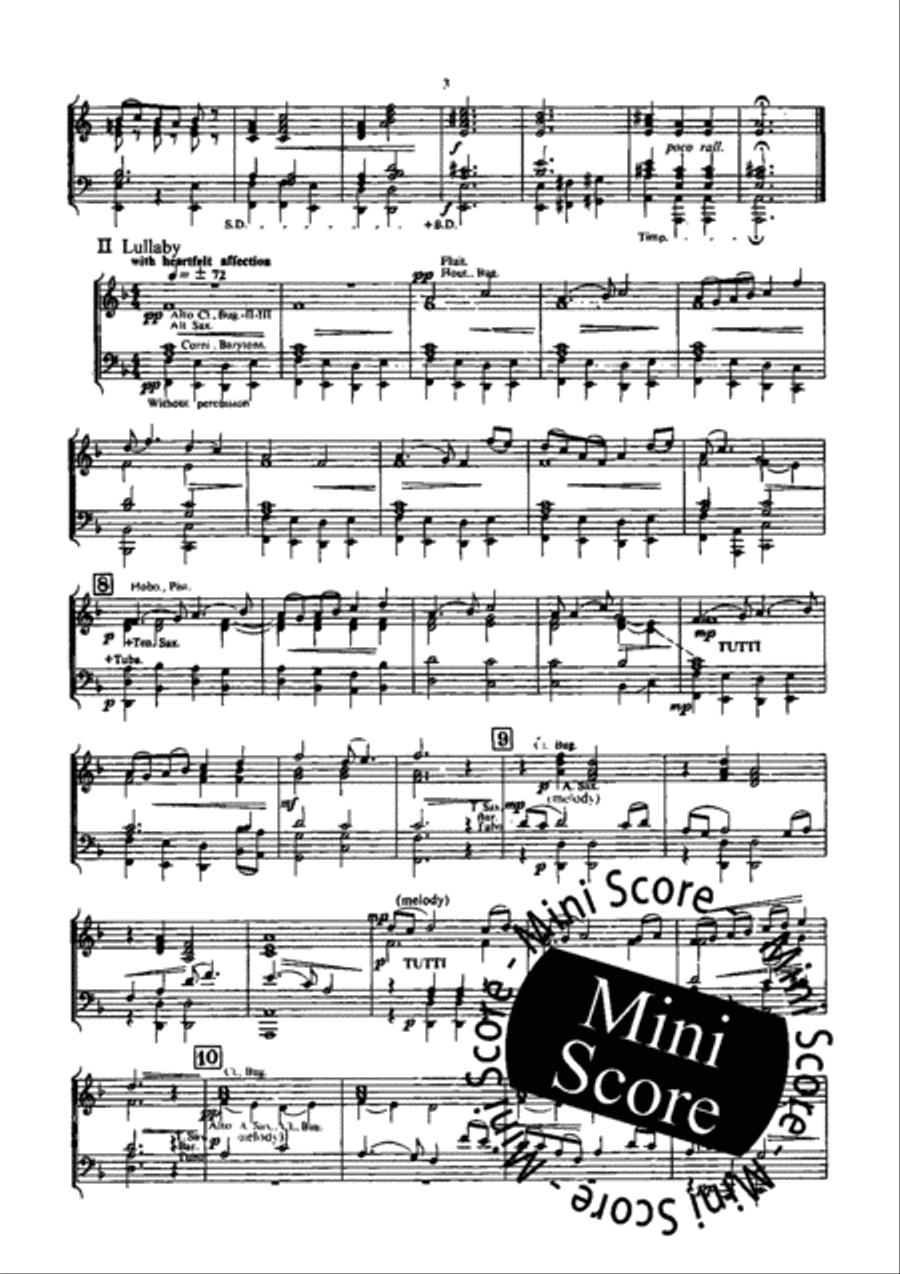 Three Little Pictures Three Little Pictures Concert Band scores gallery preview page 6