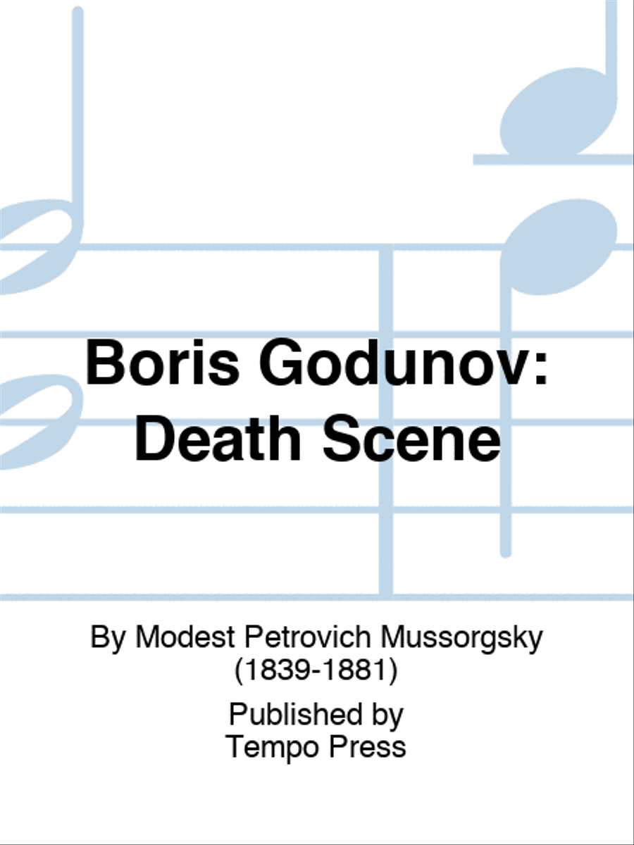 Boris Godunov: Death Scene Choir scores gallery preview page 1