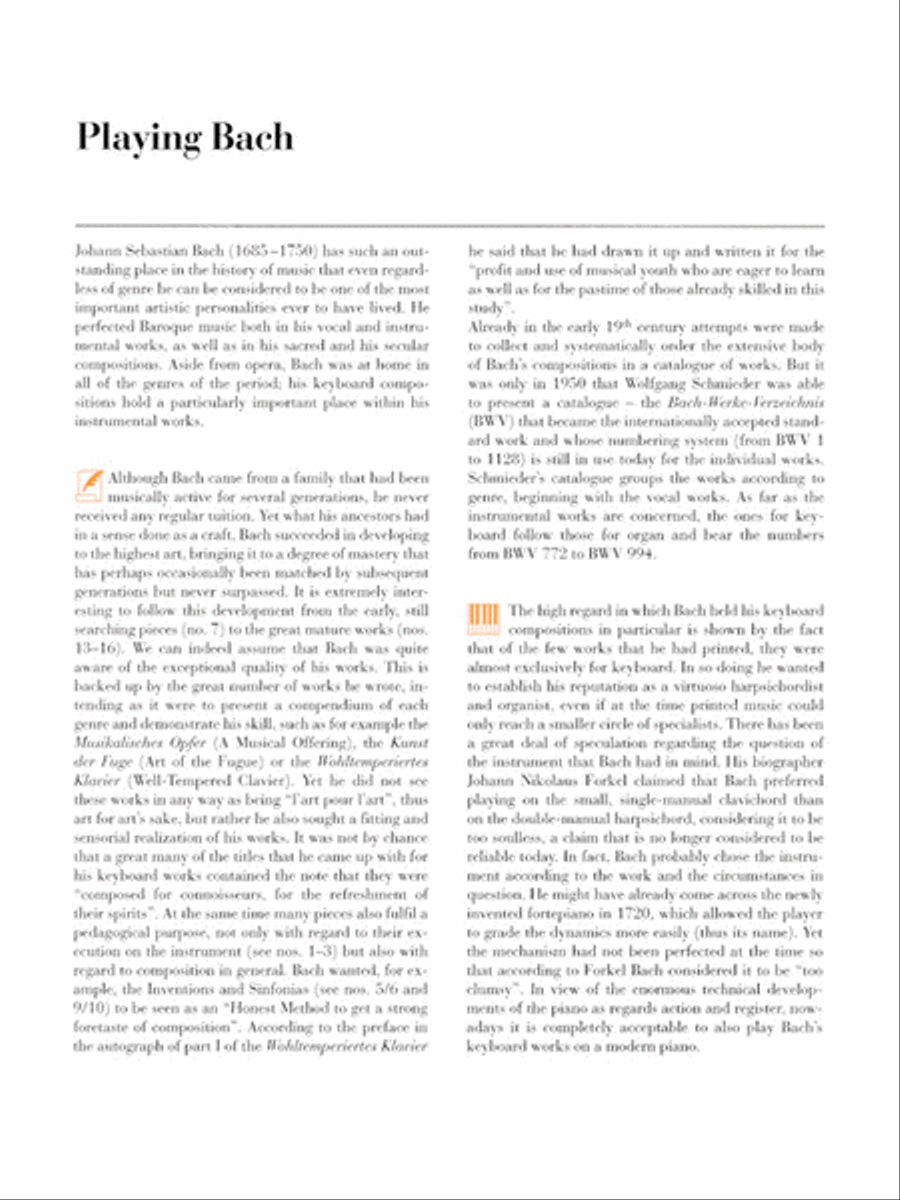 J.S. Bach: At the Piano Piano Solo scores gallery preview page 4