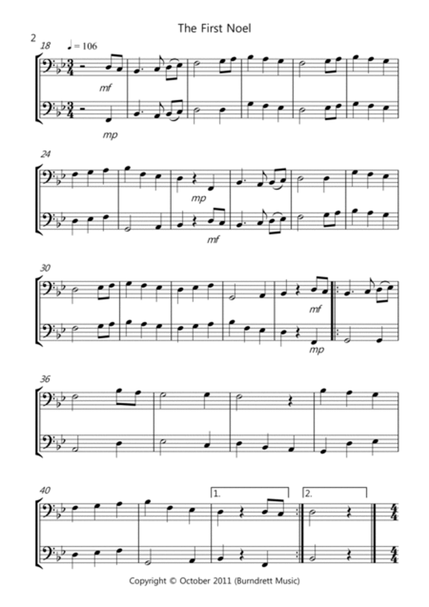 8 Easy Christmas Duets for Tuba image number null