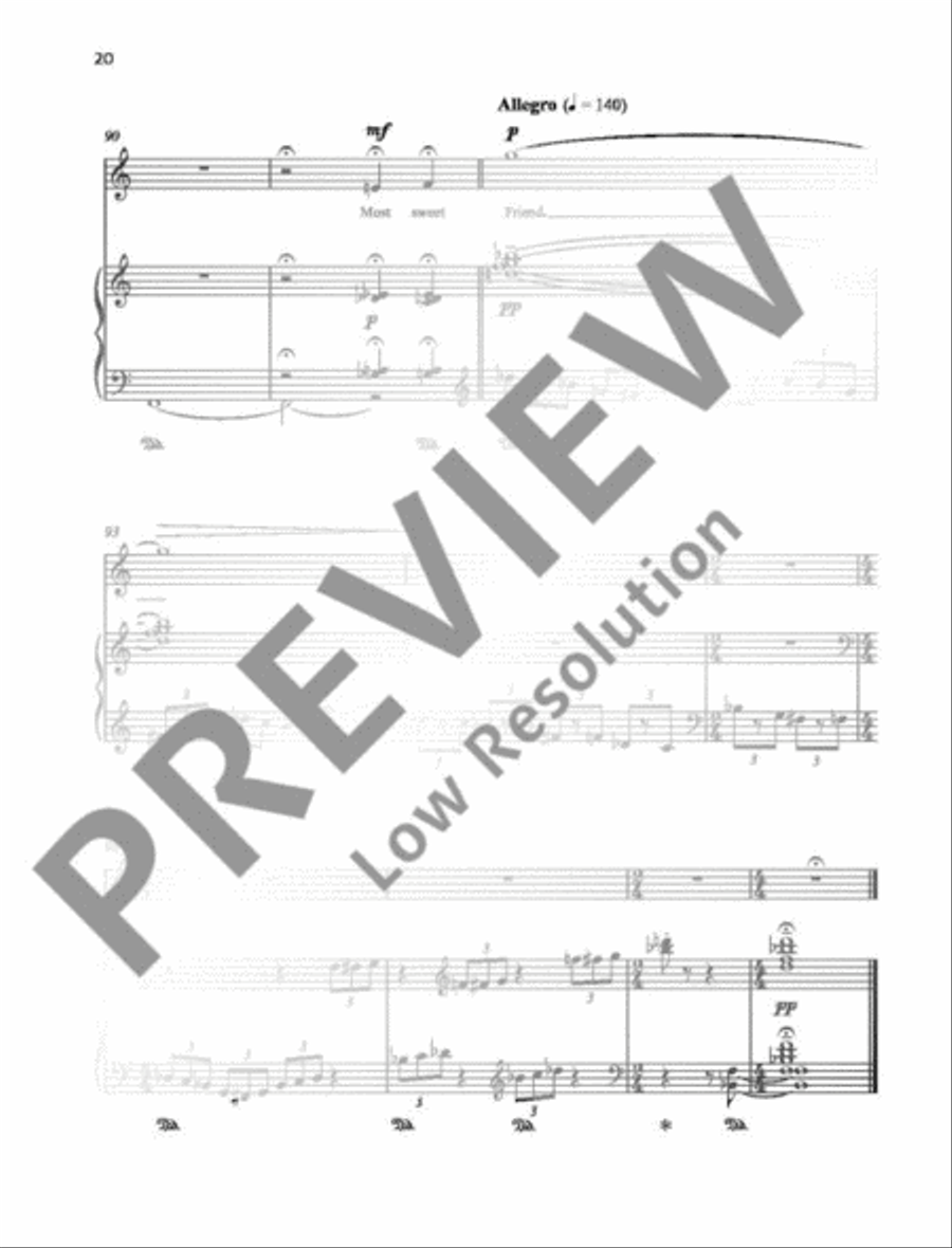 Our Lady's Minstrel Soprano Voice scores gallery preview page 21