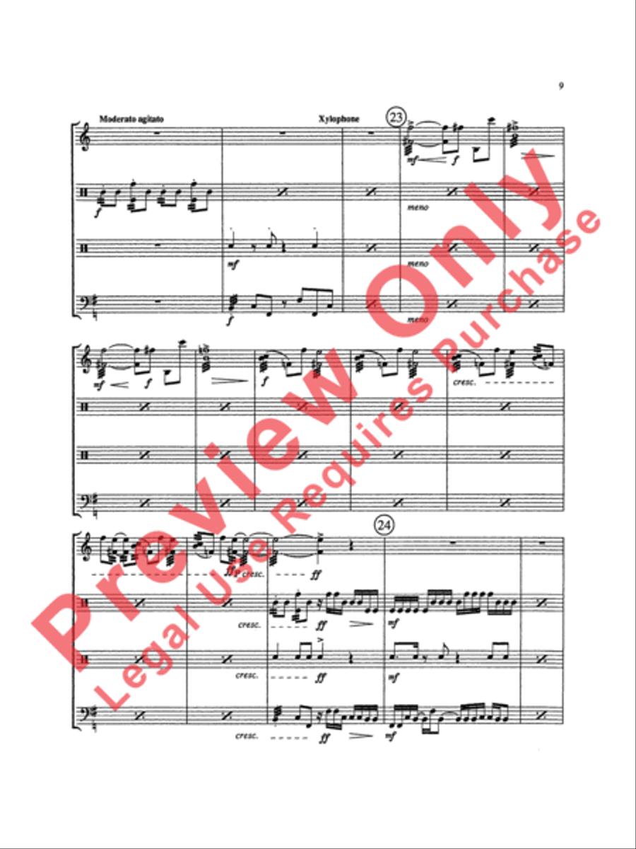 Triptych Percussion Ensemble scores gallery preview page 12