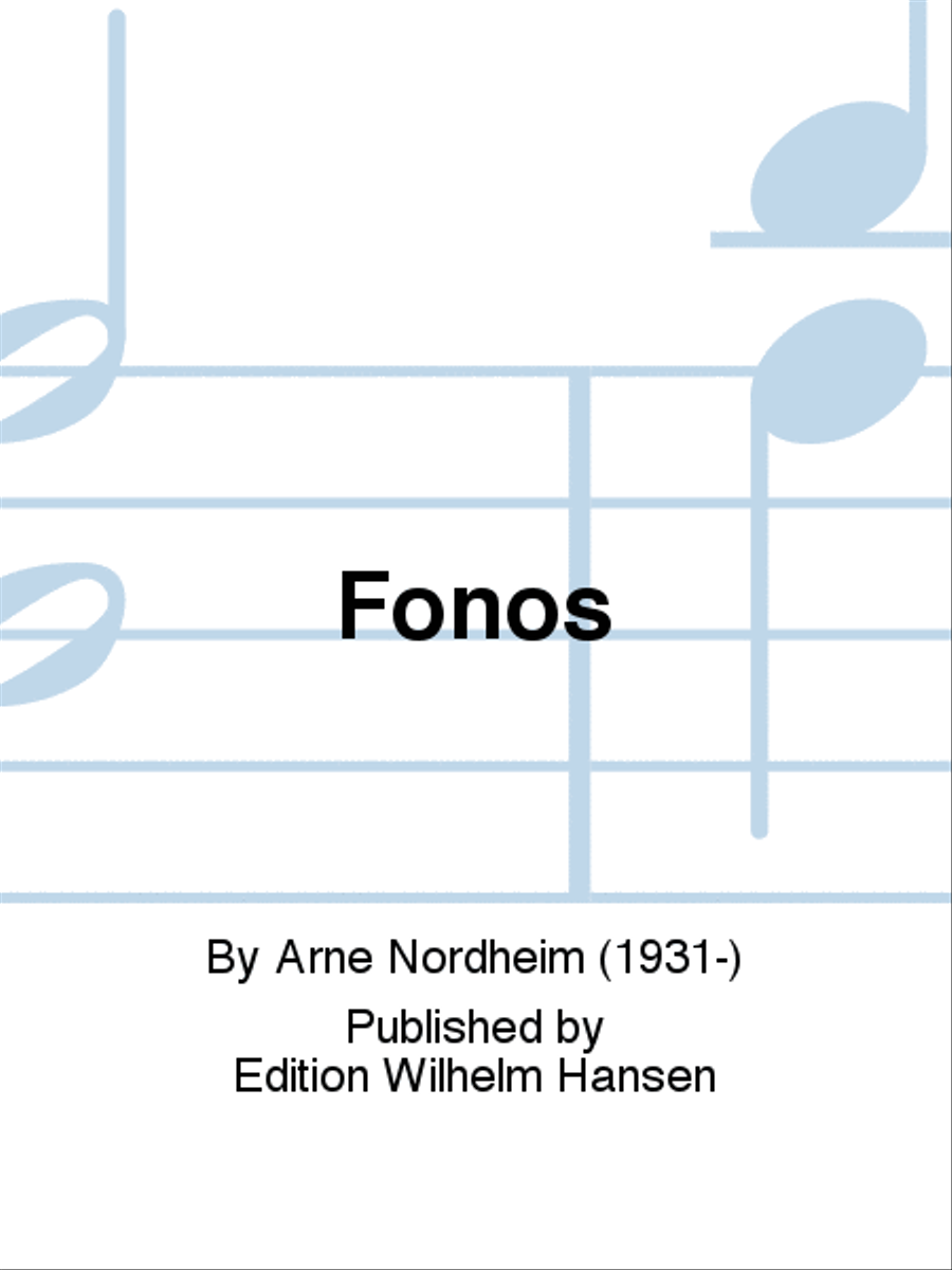 Fonos Fonos School and Community scores gallery preview page 1