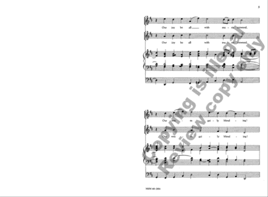 O Morning Star, How Fair and Bright 4-Part scores gallery preview page 5