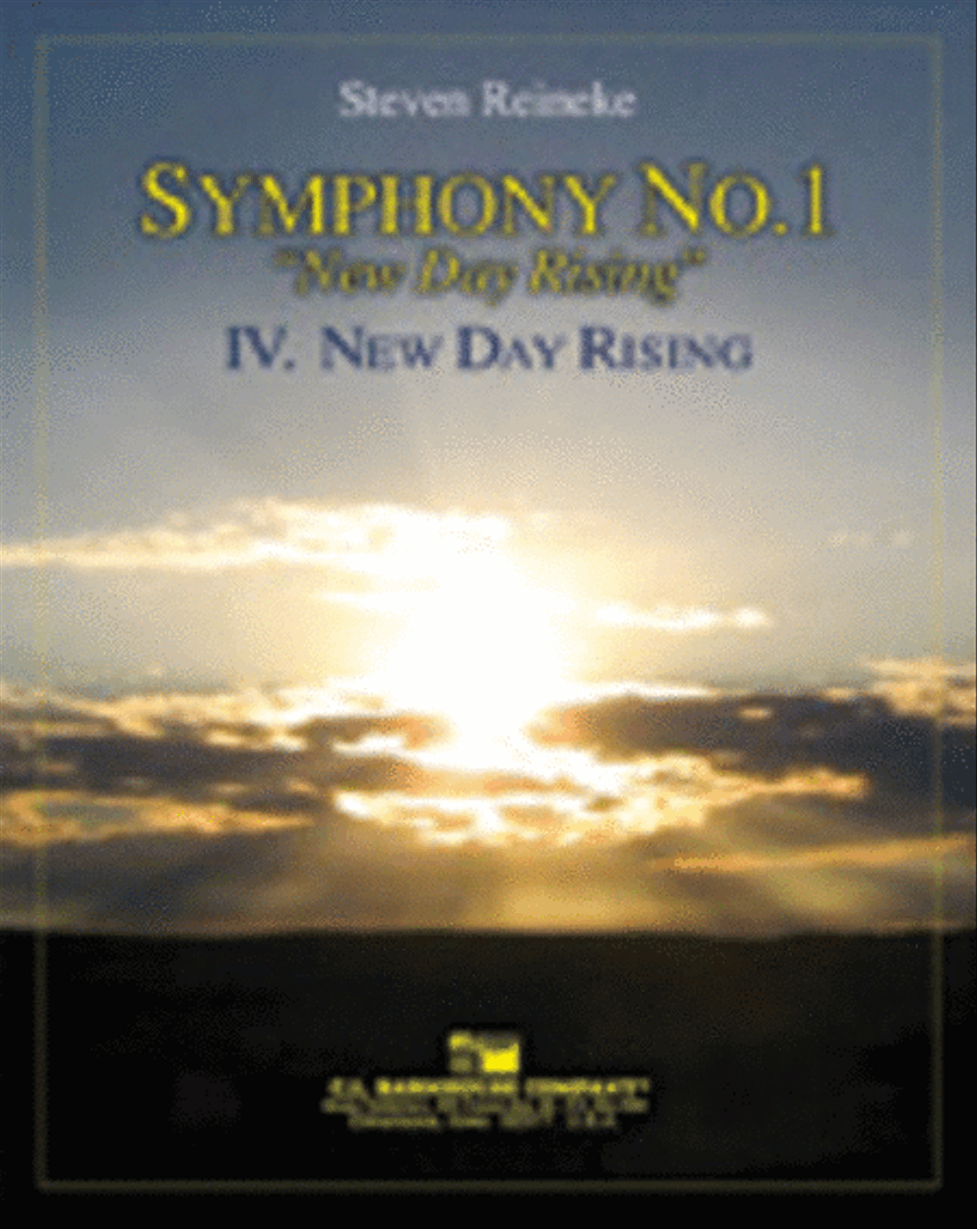 New Day Rising (Symphony 1, New Day Rising, Mvt. IV) Concert Band scores gallery preview page 1