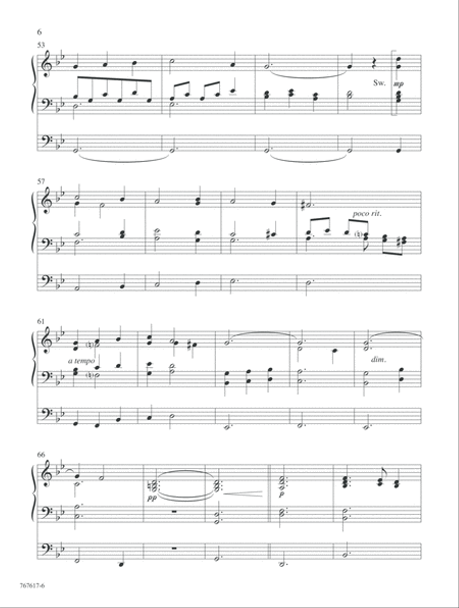 Tidings of Joy! Promises of Peace Organ scores gallery preview page 6