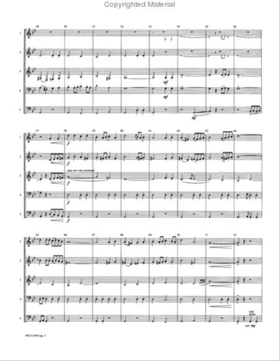 Pat-a-Pan Woodwind Ensemble scores gallery preview page 3