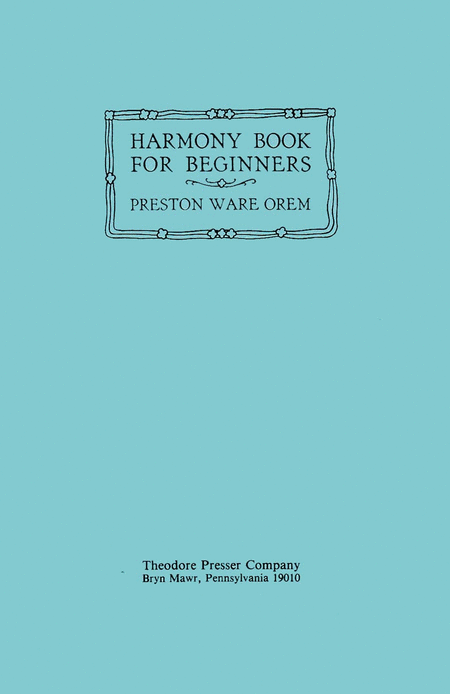 Harmony Book For Beginners