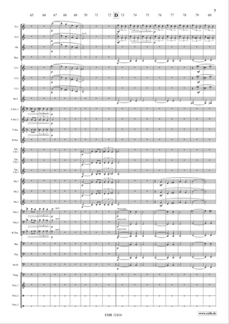 The Man Who Knew Too Much Concert Band scores gallery preview page 7