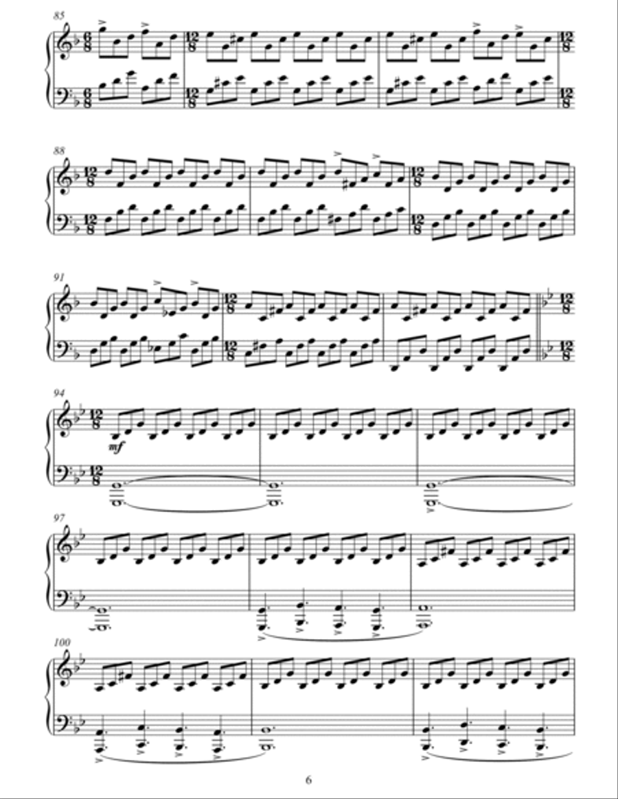 Circadian Circadian Piano Solo scores gallery preview page 6