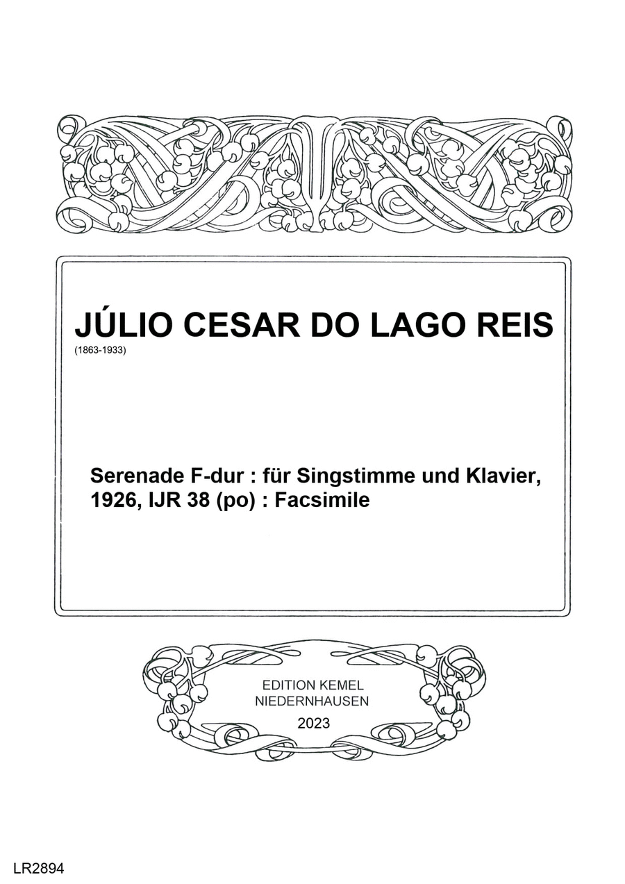 Serenade F-dur Voice scores gallery preview page 1