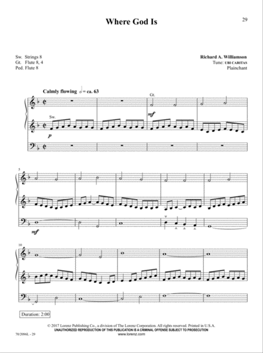 The Organist's Library, Vol. 63 Organ Solo scores gallery preview page 10