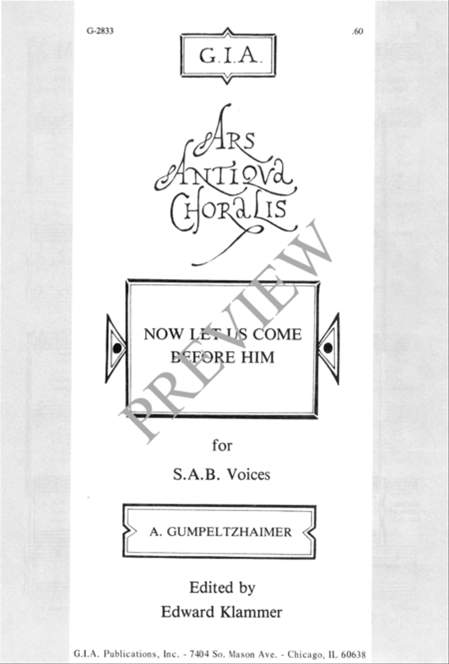 Now Let Us Come before Him 3-Part scores gallery preview page 2