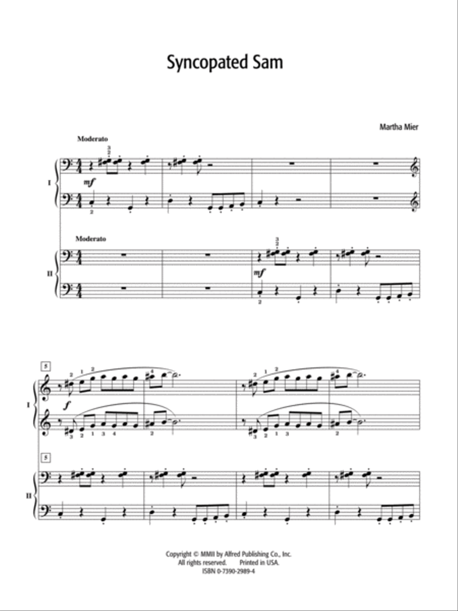 Syncopated Sam 3-Part scores gallery preview page 2
