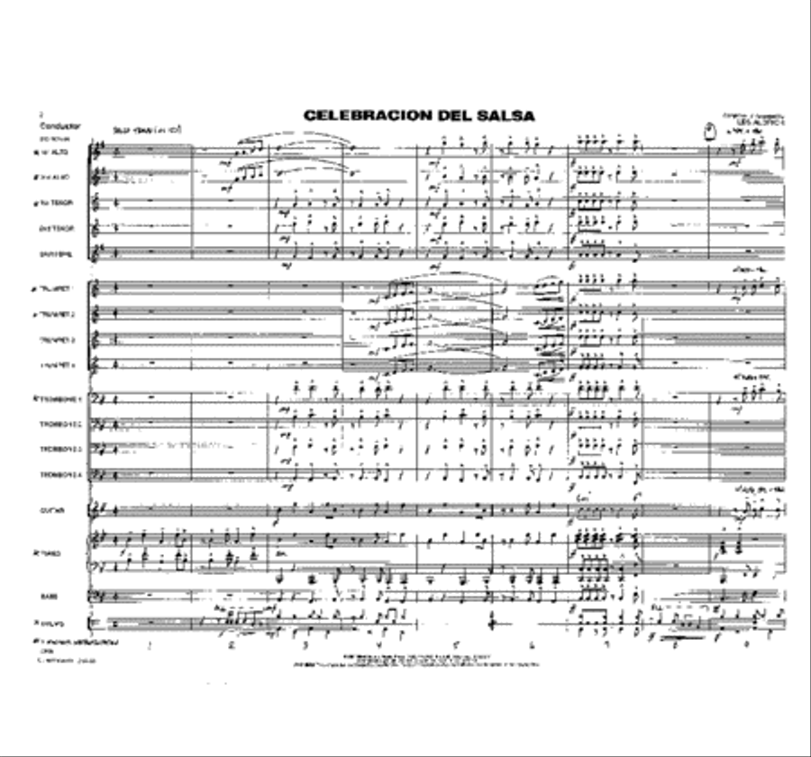 Celebracion del Salsa Jazz Ensemble scores gallery preview page 2