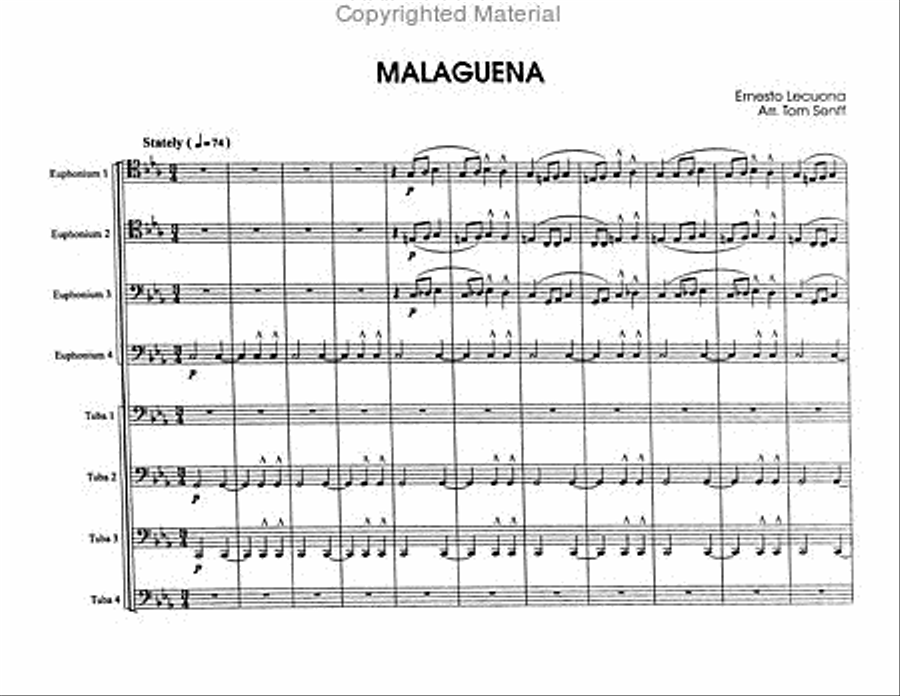 Malaguena Malaguena Large Ensemble scores gallery preview page 2