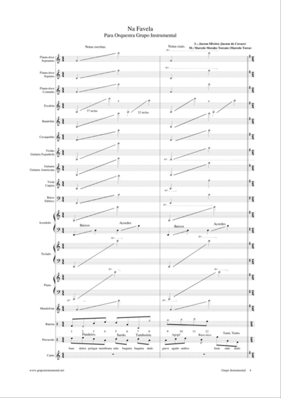 Na Favela Jazz Ensemble scores gallery preview page 4