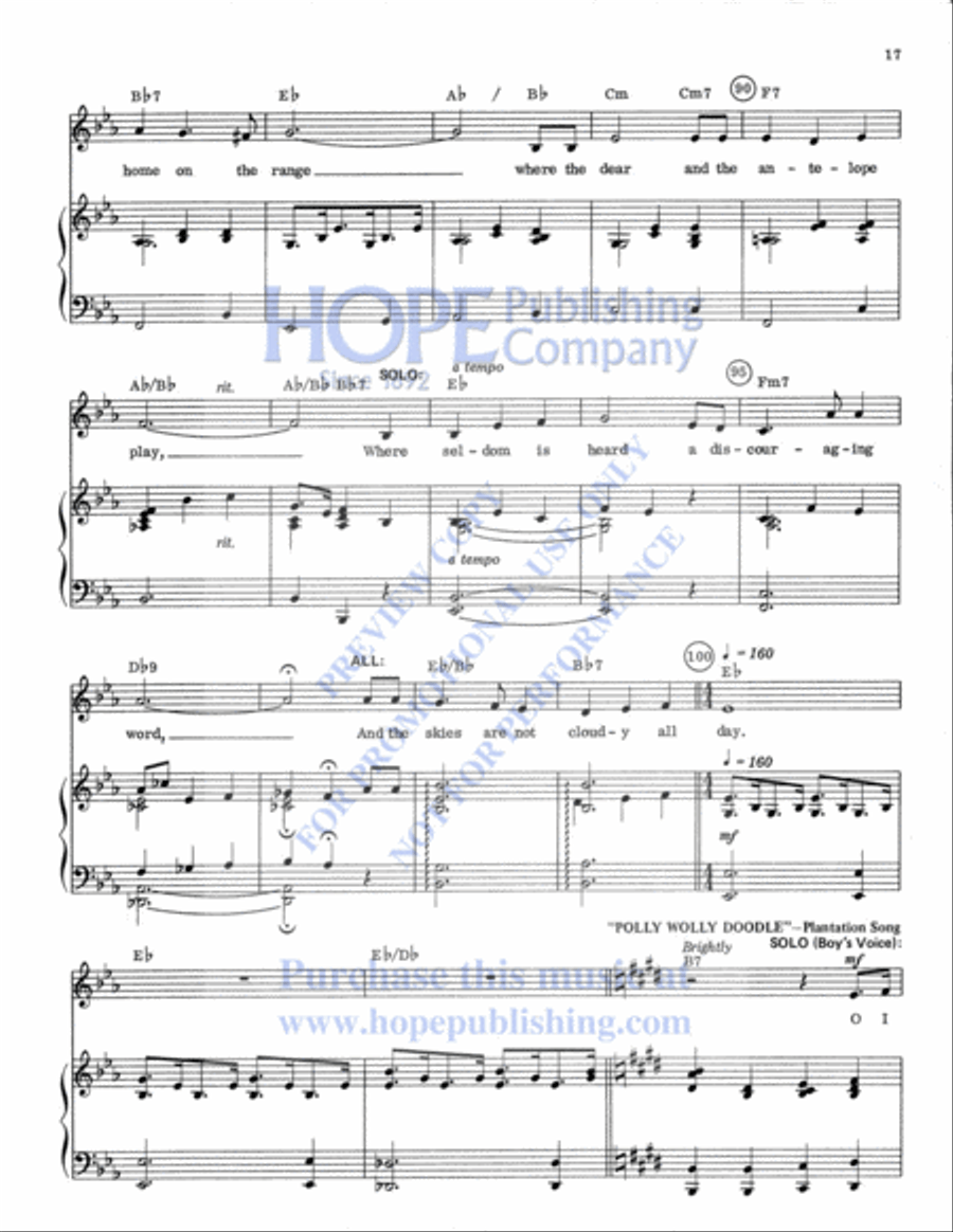 My Country Unison Choir scores gallery preview page 18