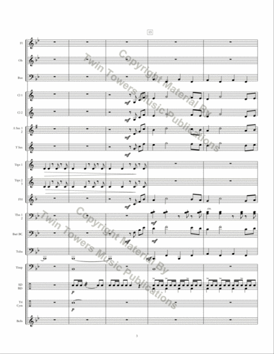 Northshore March Concert Band scores gallery preview page 5