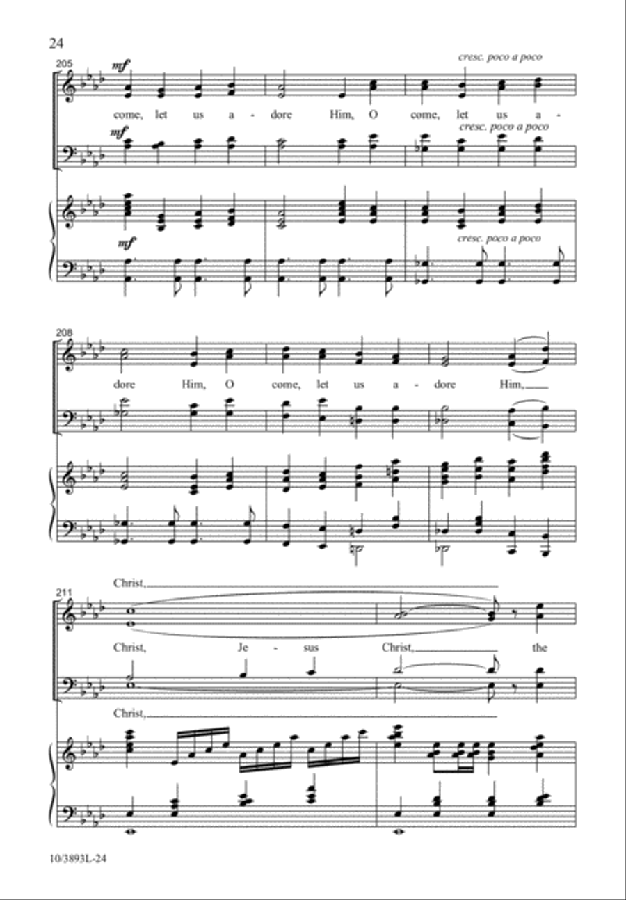 The Birth of a King 4-Part scores gallery preview page 24