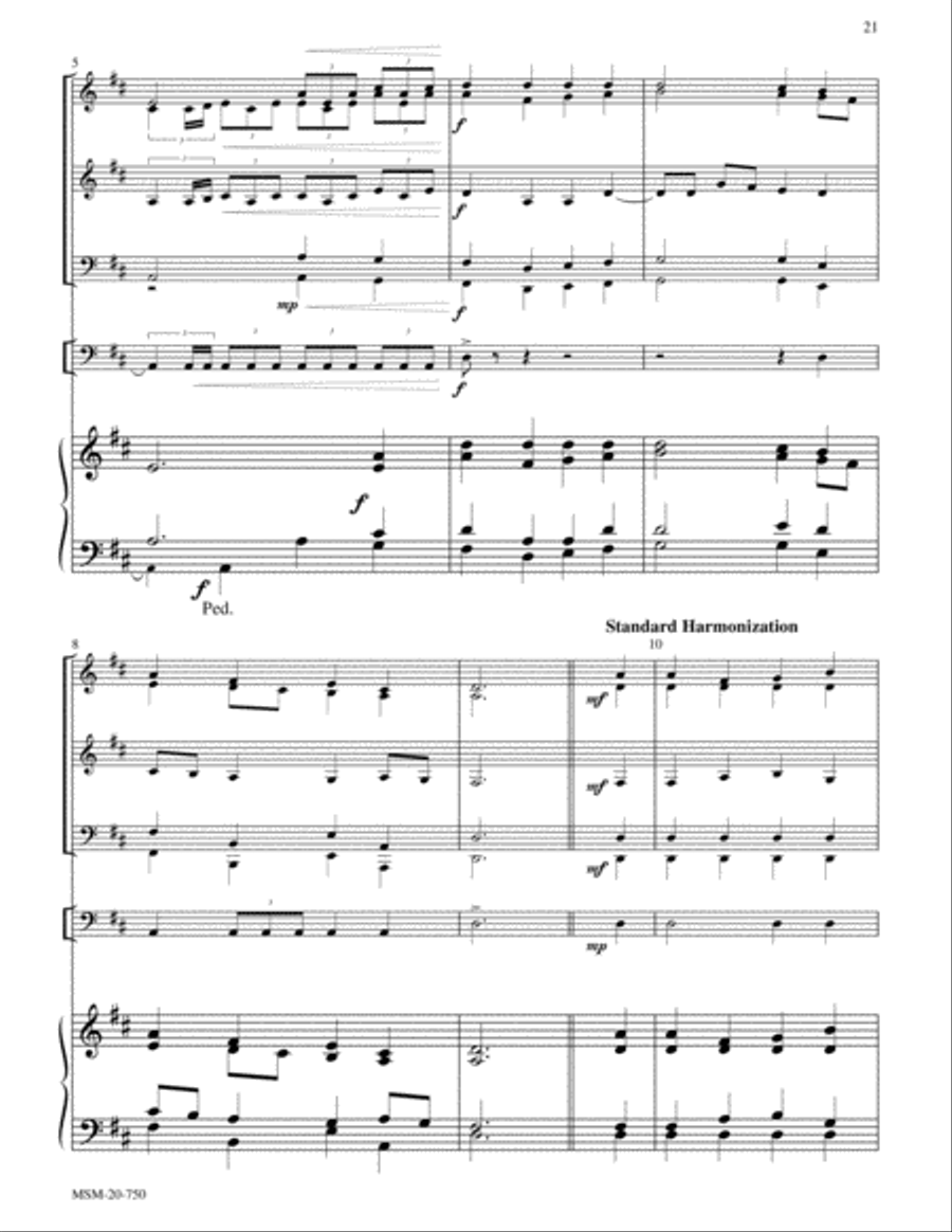 Festive Hymn Settings for Congregational Singing Set 1: Christ the King Choir scores gallery preview page 13
