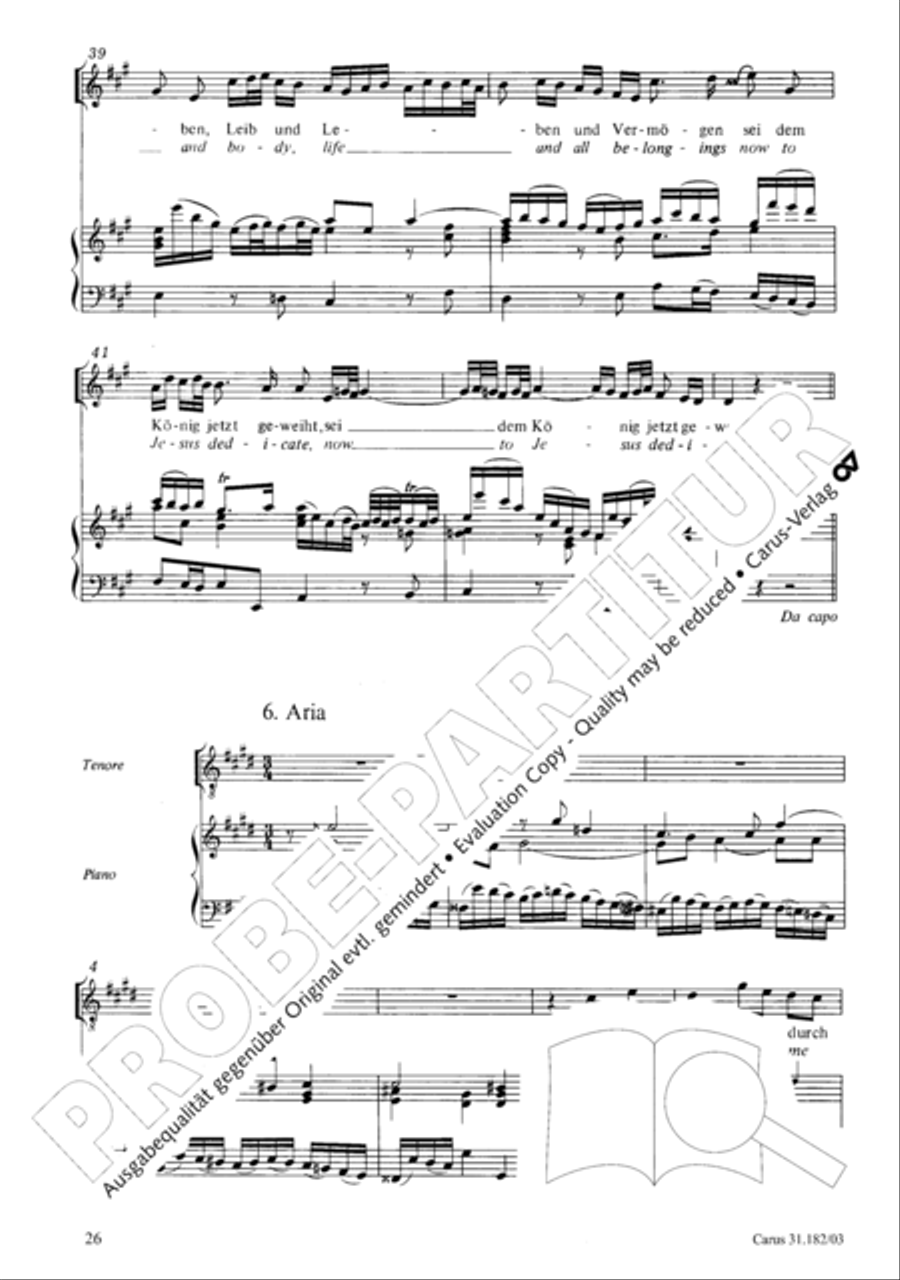 Himmelskonig, sei willkommen (King of heaven, be most welcome) ATB scores gallery preview page 26