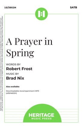 Book cover for A Prayer in Spring