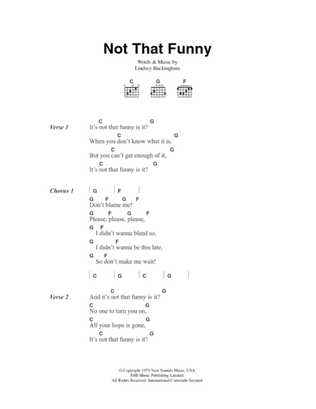 Book cover for Not That Funny