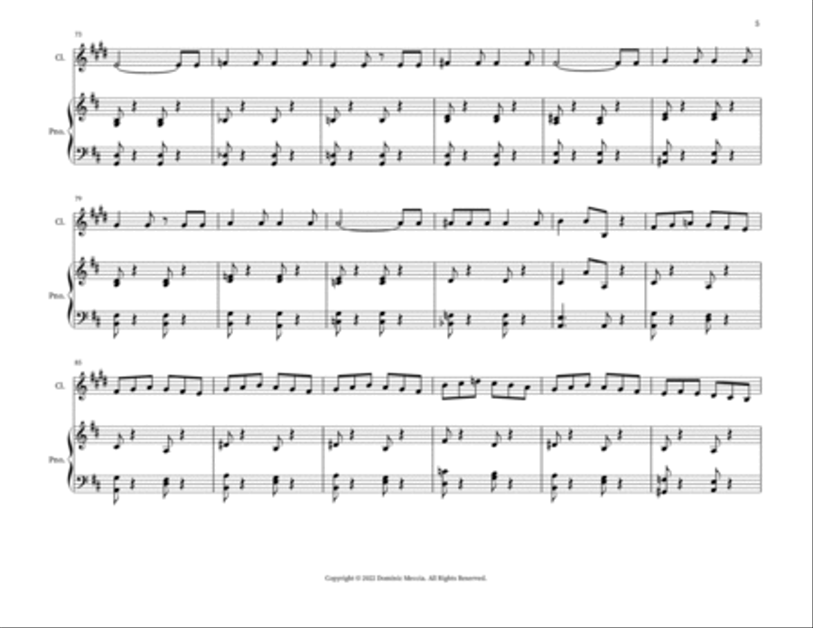 My Name Is John Wellington Wells Woodwind Duet scores gallery preview page 5