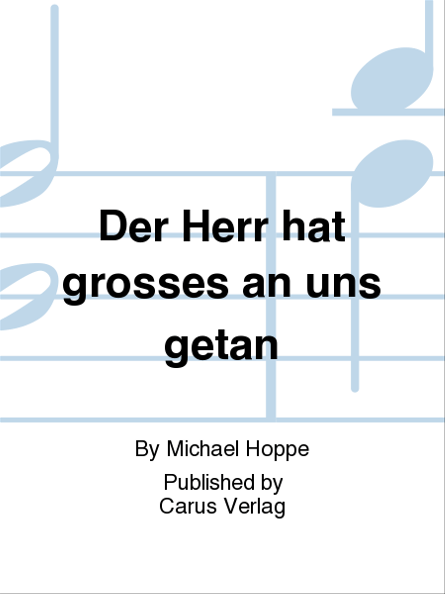 Der Herr hat grosses an uns getan 4-Part scores gallery preview page 1