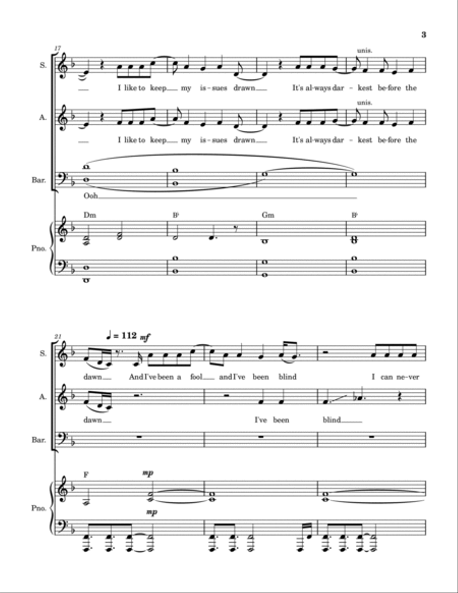 Shake It Out 3-Part scores gallery preview page 3