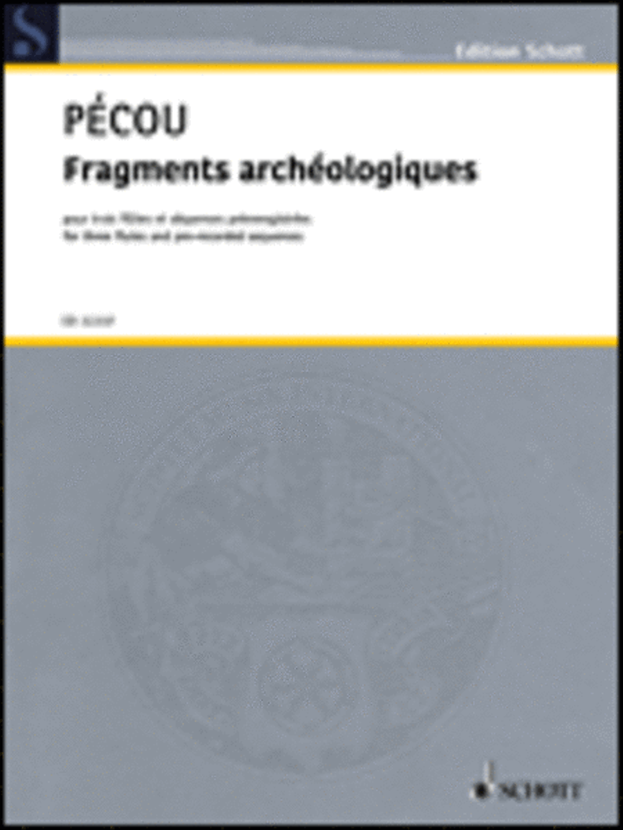 Fragments Archeologiques Fragments Archeologiques Flute Solo scores gallery preview page 1