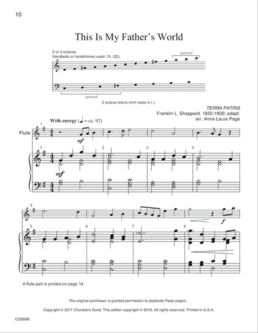 God Reigns, Let Earth Be Glad (2-3 octaves) 3-Octaves scores gallery preview page 5