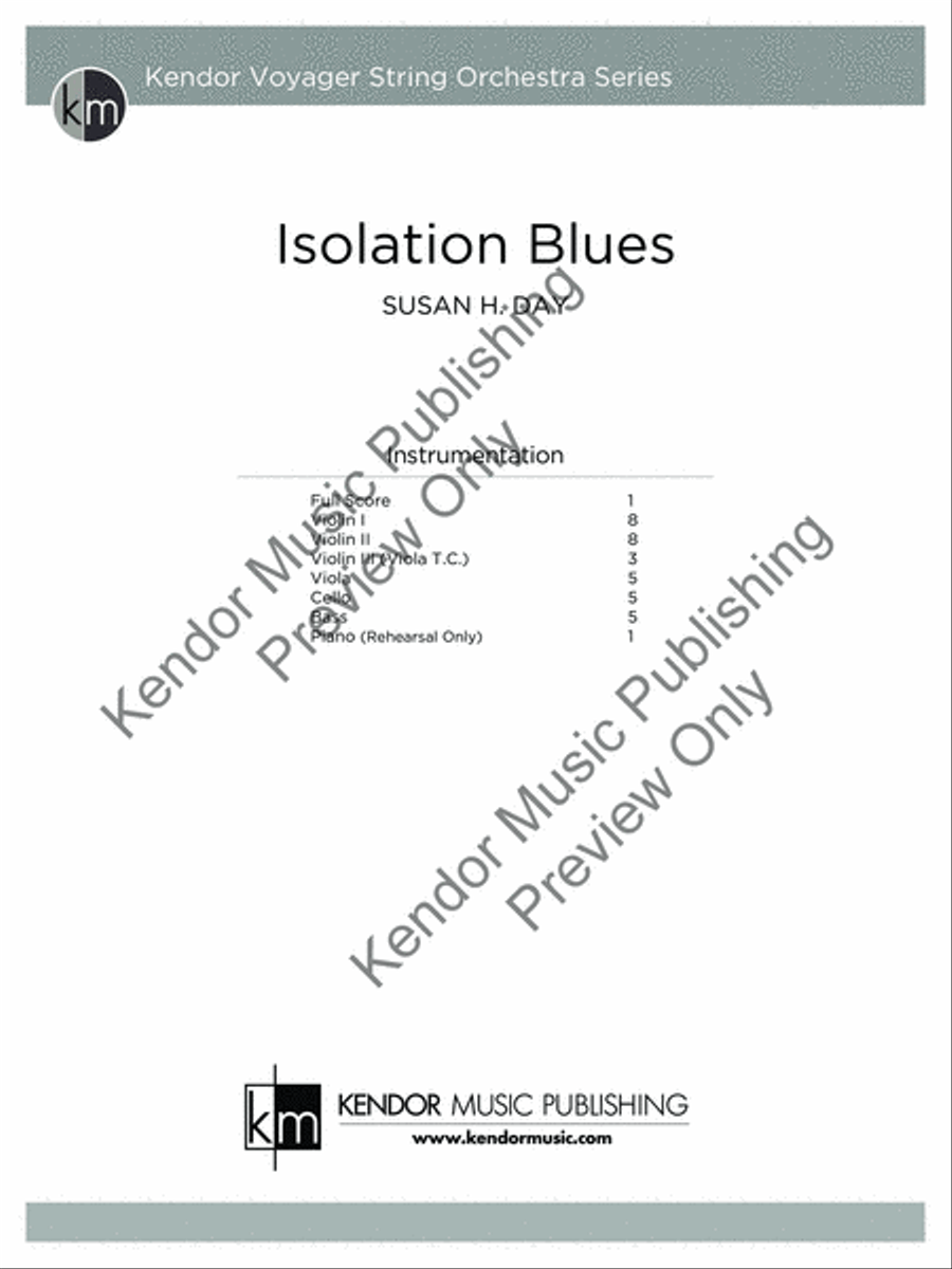 Isolation Blues String Orchestra scores gallery preview page 2
