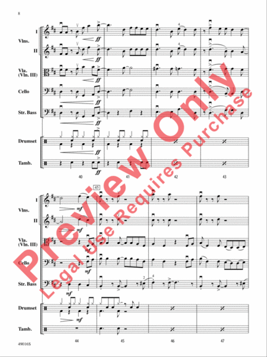 It's All Right String Orchestra scores gallery preview page 9