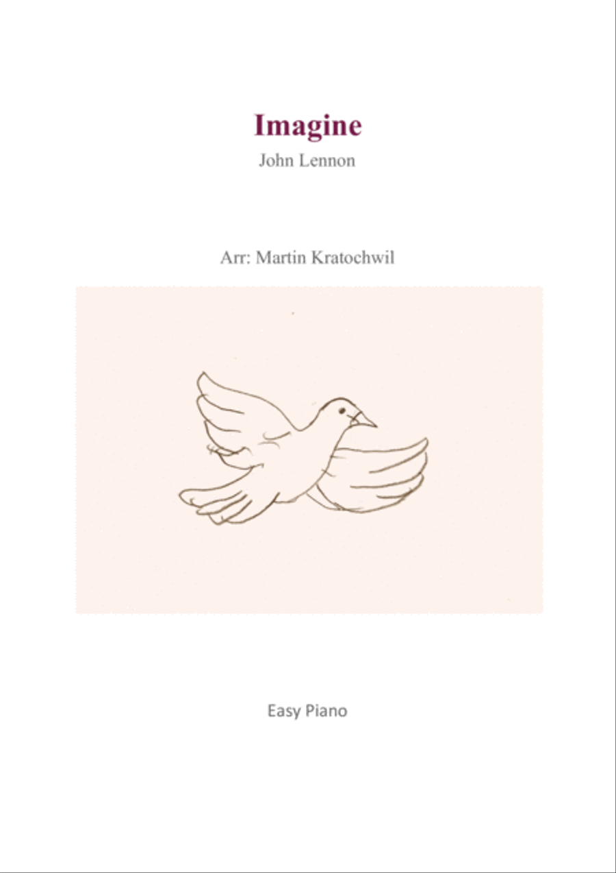 Imagine Easy Piano scores gallery preview page 1